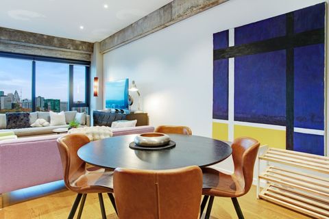 The dining room table is a great place to hang out together to catch up on the days' adventures.