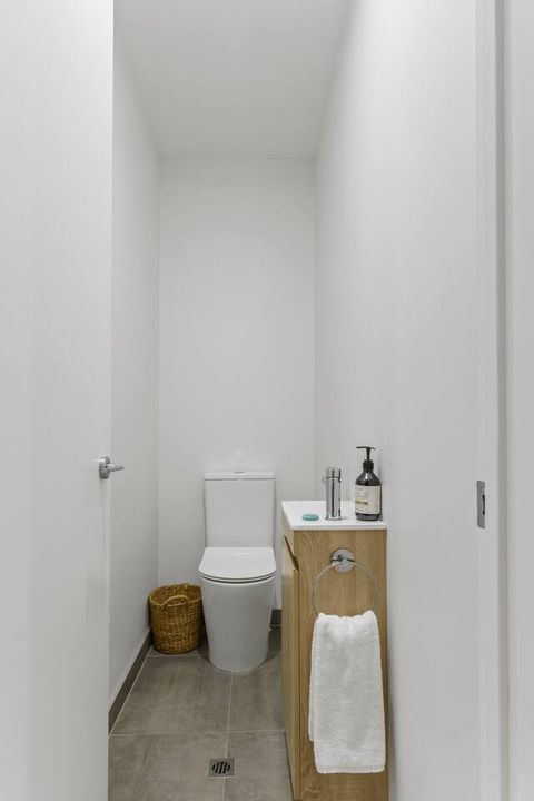 There is a separate toilet, which is handy for any guests.