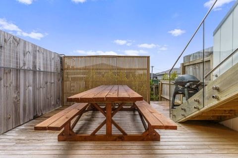 The large table is a great place to hang out and enjoy some great food.