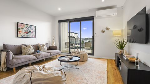 Relax on the couch and watch TV or read a book.