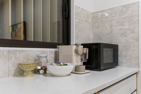 Enjoy a cup of coffee or tea in the hot drinks area.