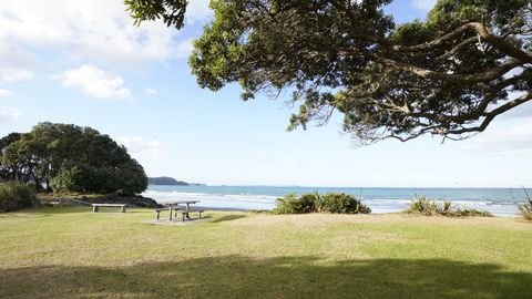 Beach and walkway across town.