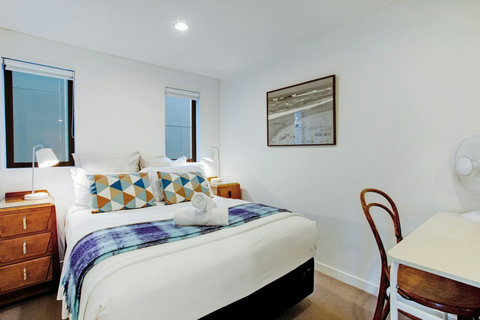 Handy to have a small desk in case you need to work or study.