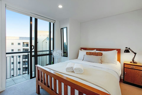 There is a fan in the bedroom for those warmer nights.