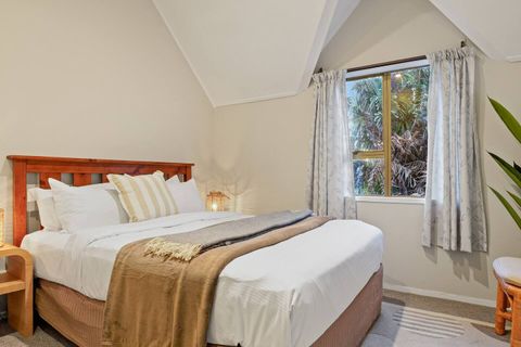 The dormer window adds a touch of nostalgia to the room.