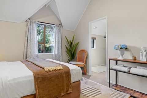 This bedroom has a walk-in wardrobe.