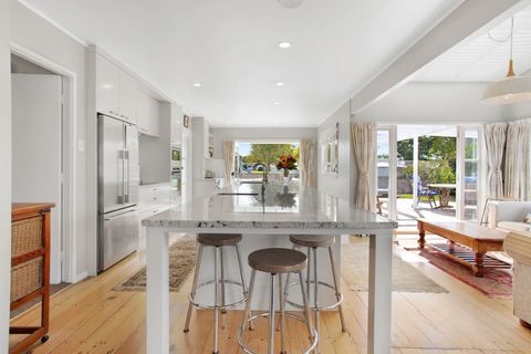 The kitchen, living room and dining area is all together in this part of the house.
