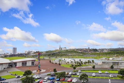 View of the neighbourhood from the apartment balcony.