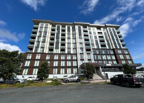 View of the apartment building from the carpark.