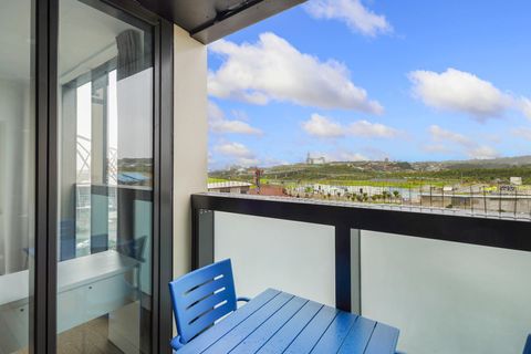 The balcony has a great view over Manukau.