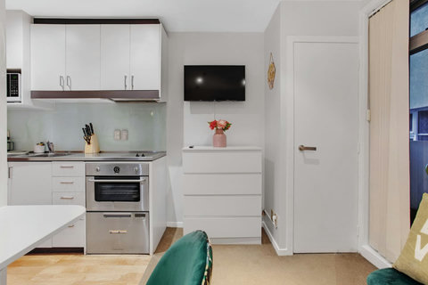 There is a handy cupboard that can be used for storage during your stay.