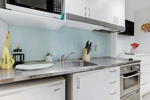 The kitchen has everything you need if you want to prepare meals at home.