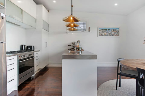 There is plenty of storage in the kitchen if you are staying for a longer period.