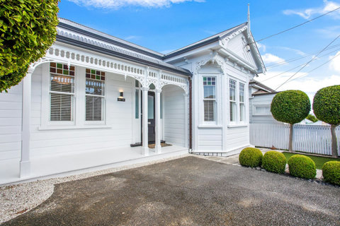 The exterior of the villa hides the interior make-over.