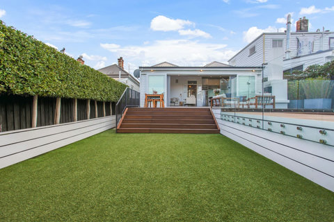 The backyard is fully fenced and private from neighbours.