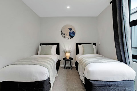 The twin single beds are great for children or adults wanting their own beds.