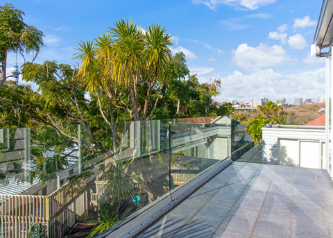 You can see the Sky Tower from your balcony outside the bedroom.