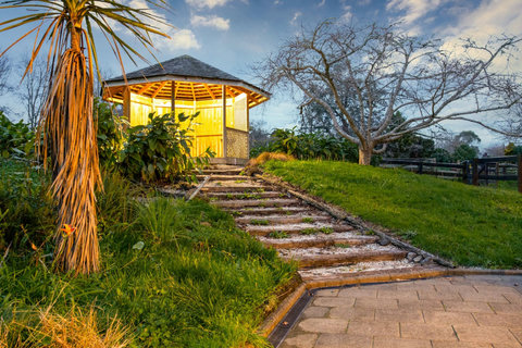 Take advantage of the gazebo in the garden area for some solitude.
