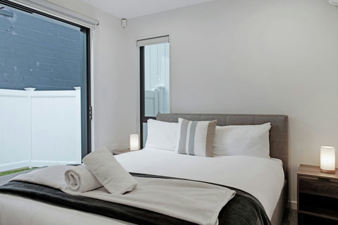 There is an ensuite and single wardrobe in this bedroom.