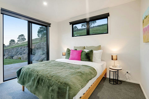 All of the bedrooms have Queen beds and are cosy with throws and pillows.