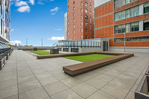 Escape out of the room and enjoy some warmer weather in this lovely courtyard area.