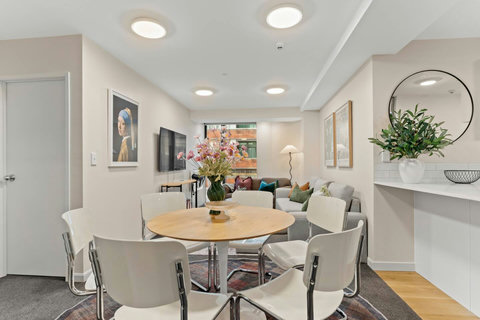 The dining table is a great place to eat together, play games or complete a jigsaw.