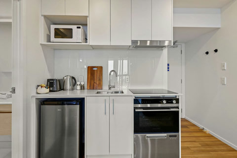 The kitchen has everything you need to create delicious meals.