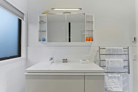 There is plenty of storage in the cupboards for all your personal belongings.