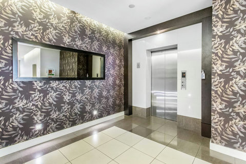 Elevator access from the foyer to your apartment.