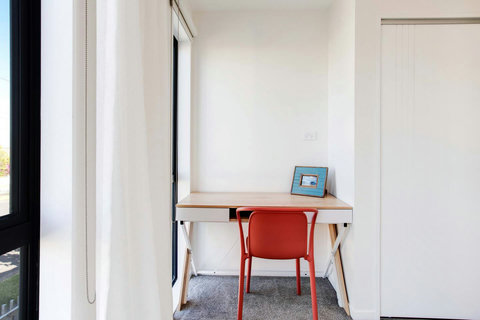 There is a desk in the room if you need to do any study or work.