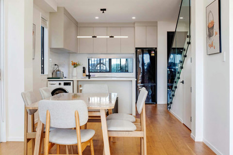 The dining table is a great spot to eat together, play games or do a jigsaw puzzle.