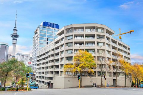The apartment building is conveniently close to the Auckland University of Technology (AUT) and the University of Auckland.