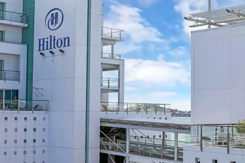 A bit of sea view looking towards Devonport and Mt Victoria across the inner harbour.