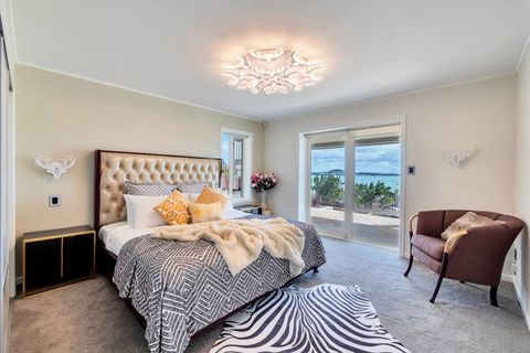 The Zebra bedroom has a King-size bed and leather-backed bed head. There is some construction happening; please see other photos for the updated view.