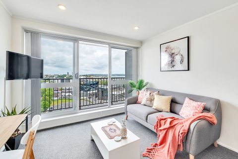 Open the ranch slider to enjoy the breeze that comes into the living space.