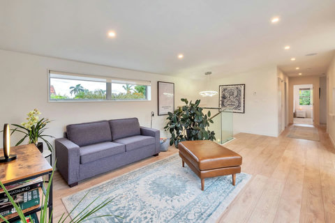 Upstairs living area
