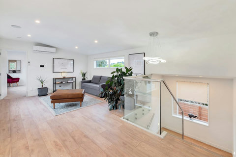 Upstairs living area