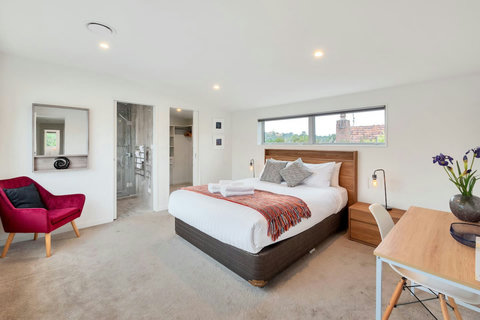 Upstairs master bedroom with ensuite