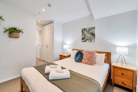 The bedroom comes with an ensuite and a good-sized wardrobe for you to put your luggage away.