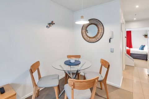 The relaxed urban vibe of this dining suite fits with the style of this home.