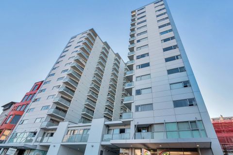 The apartment is on the ground floor of this building tower.