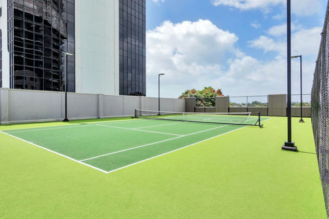 Play a game of tennis and see who is the winner.