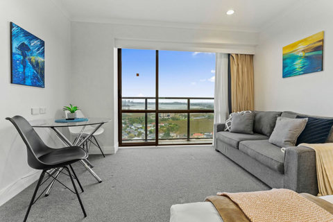 The couch folds out to form another bed that will accommodate 1 person.