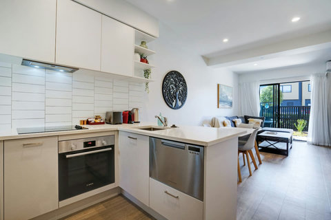 With the open-plan layout, you can be in the kitchen and others are at the dining table without missing out on the conversation.