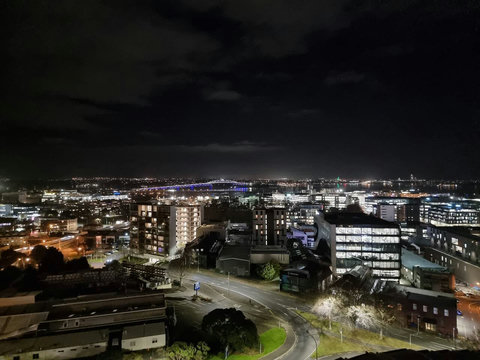 Detail of the Victoria Park and City Works. Not quite a suburb but with an increasing number of apartment dwellers that want to live and work closely together to escape the great Auckland commute from the suburbs.