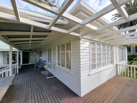 The verandah is covered  so you can enjoy it in any weather.