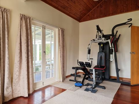 There is a home gym if you fancy a workout.