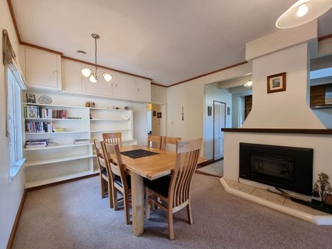 The large dining room is a great place to eat together, play games or do a jigsaw puzzle.