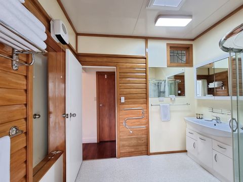 Step out of the shower and enjoy the warm fluffy towels from the heated towel rail.