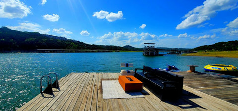 brand new dock furniture and more lake toys. Water is nice and  fresh ! 

mid June 2026 